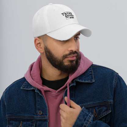 Think outside the box Dad hat (Light Variant)