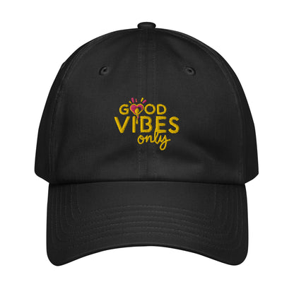 Good vibes only Under Armour® dad hat (Dark variant)