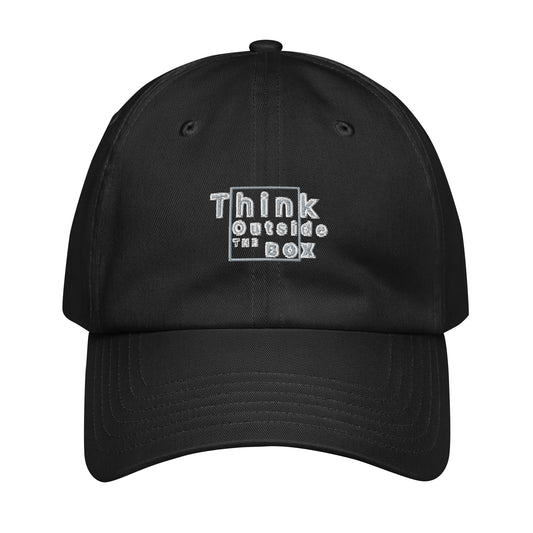 Think Outside the box Under Armour® dad hat (Dark Variant)