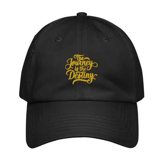 The Journey is the destiny Under Armour® dad hat (Dark variant)