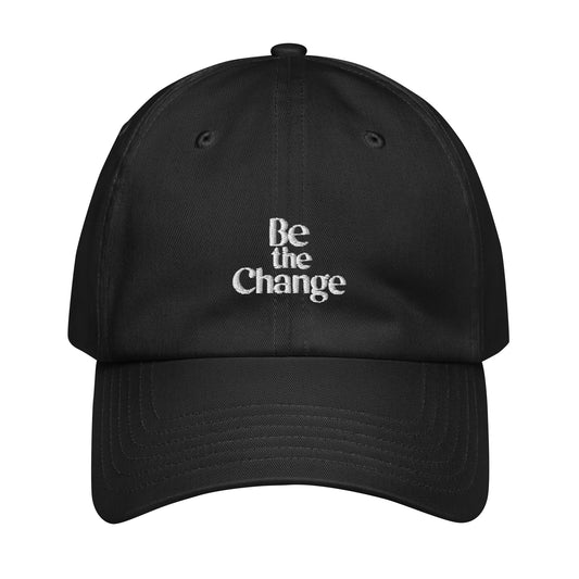 Be the change Under Armour® dad hat (Dark variant)