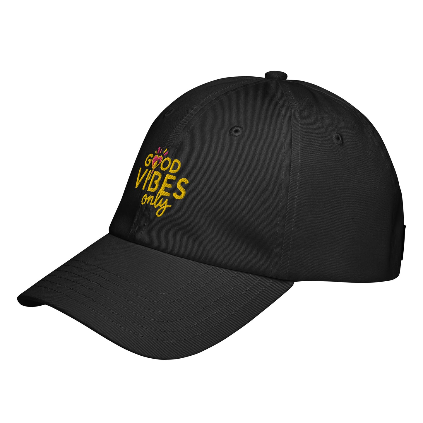 Good vibes only Under Armour® dad hat (Dark variant)