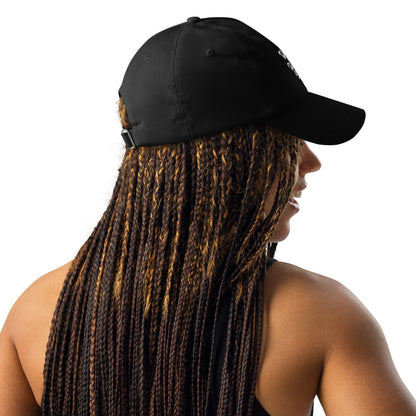 Wander often wonder always Under Armour® dad hat (Dark variant)