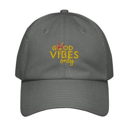 Good vibes only Under Armour® dad hat (Dark variant)