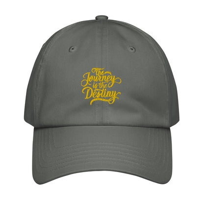 The Journey is the destiny Under Armour® dad hat (Dark variant)