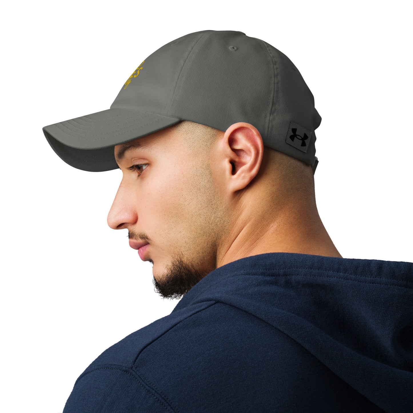 Good vibes only Under Armour® dad hat (Dark variant)