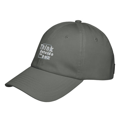 Think Outside the box Under Armour® dad hat (Dark Variant)