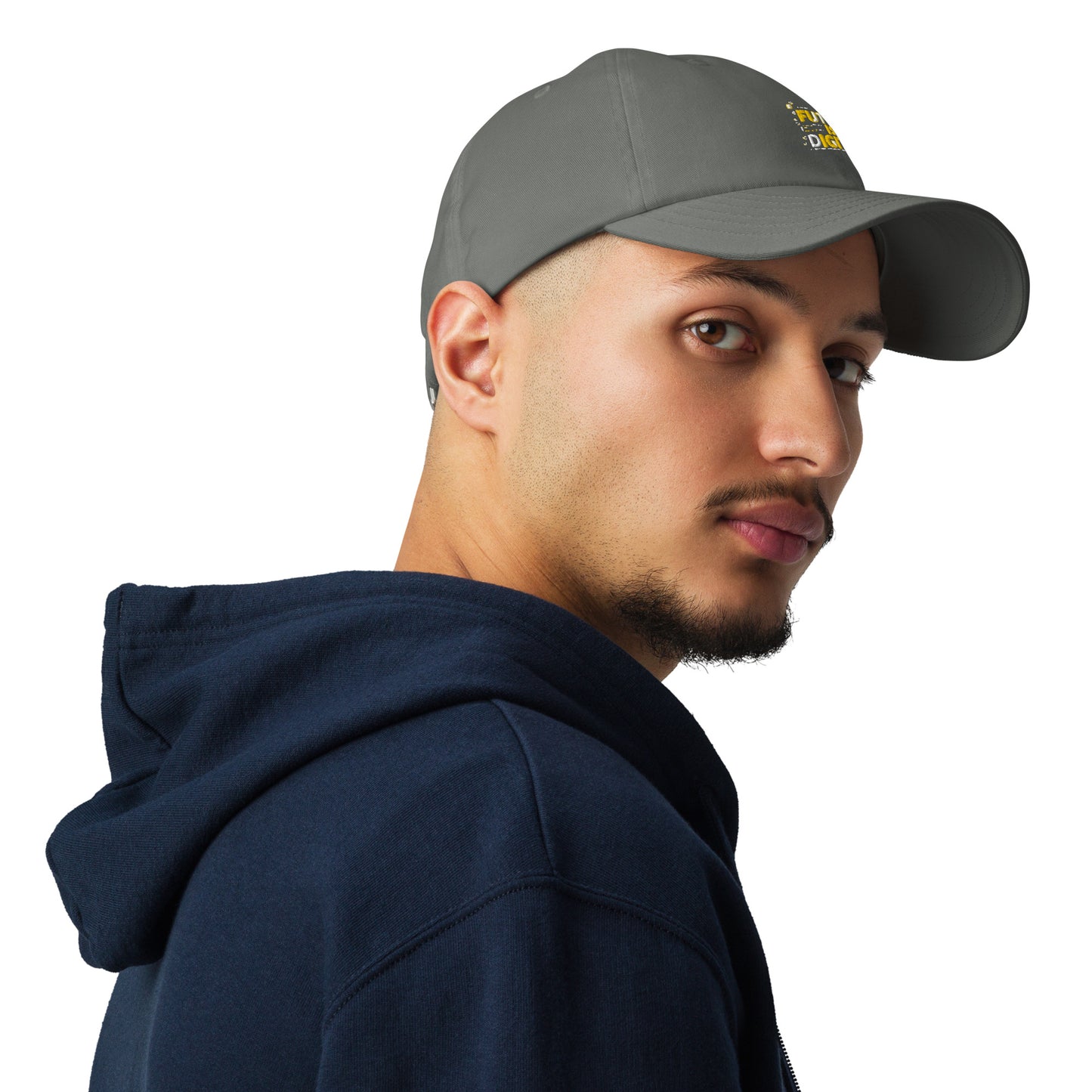 Future is digital Under Armour® dad hat (Dark Variant)