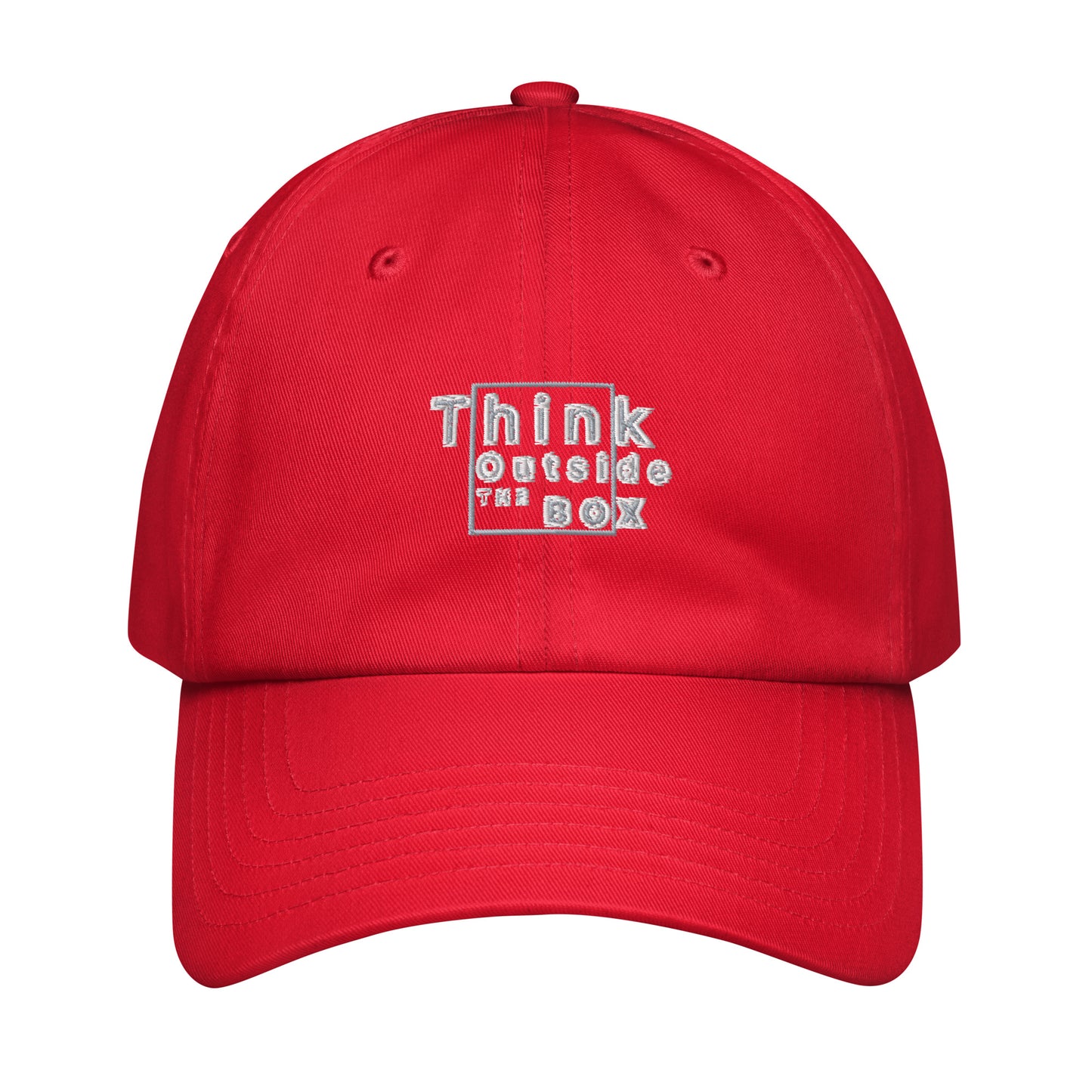 Think Outside the box Under Armour® dad hat (Dark Variant)