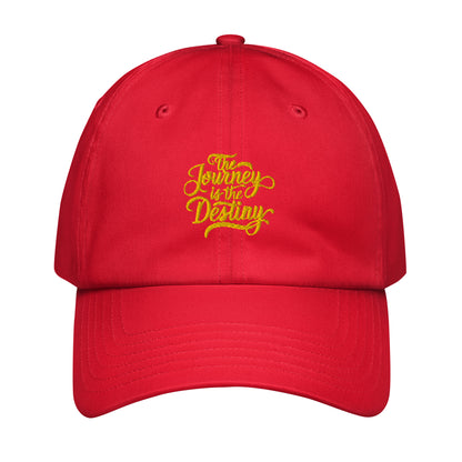 The Journey is the destiny Under Armour® dad hat (Dark variant)