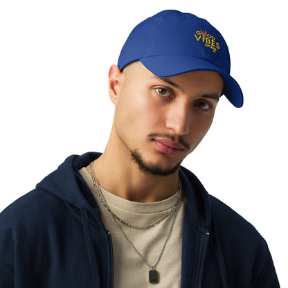 Good vibes only Under Armour® dad hat (Dark variant)