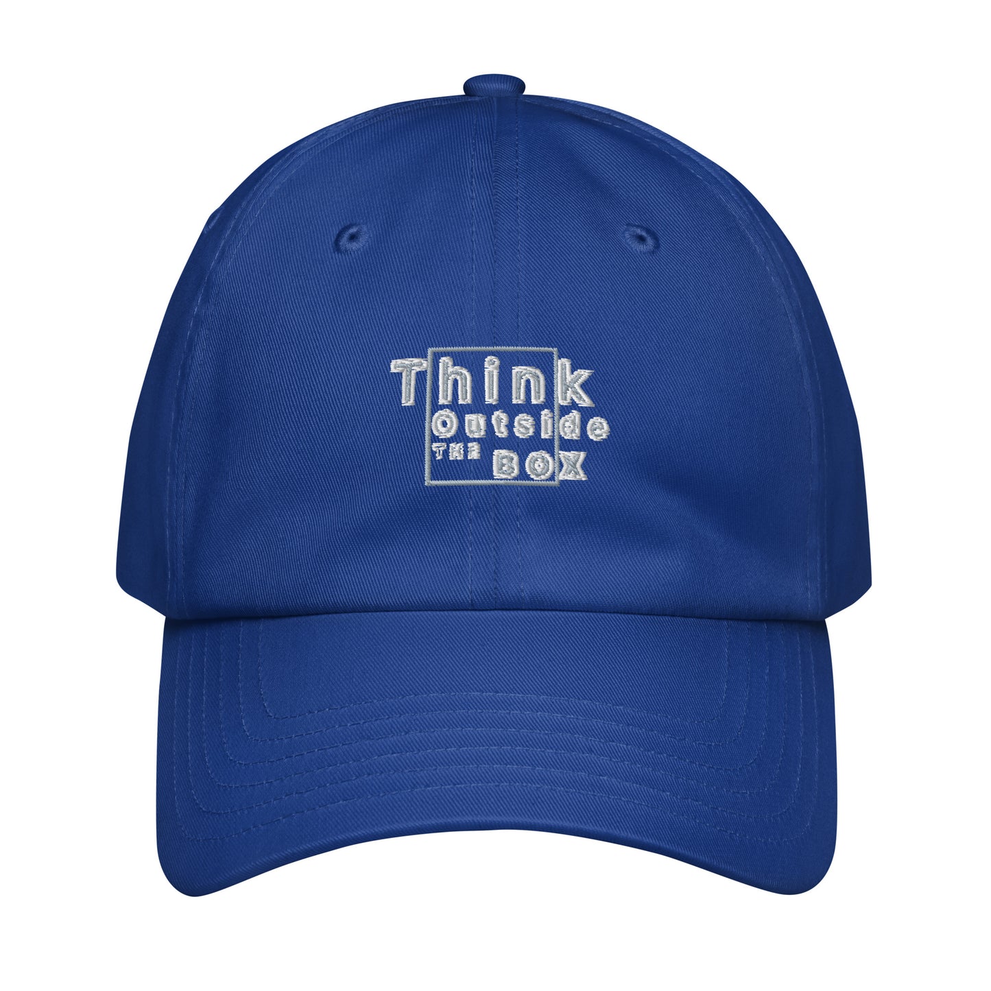 Think Outside the box Under Armour® dad hat (Dark Variant)