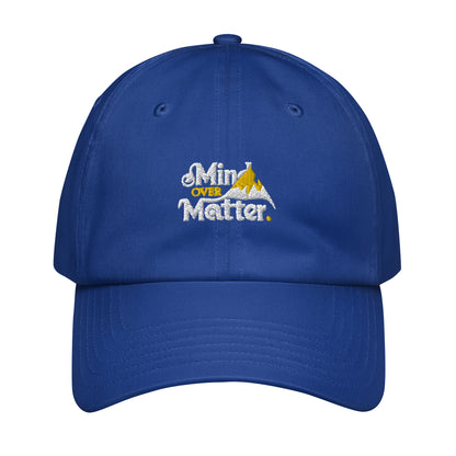 Mind over matter Under Armour® dad hat (Dark variant)