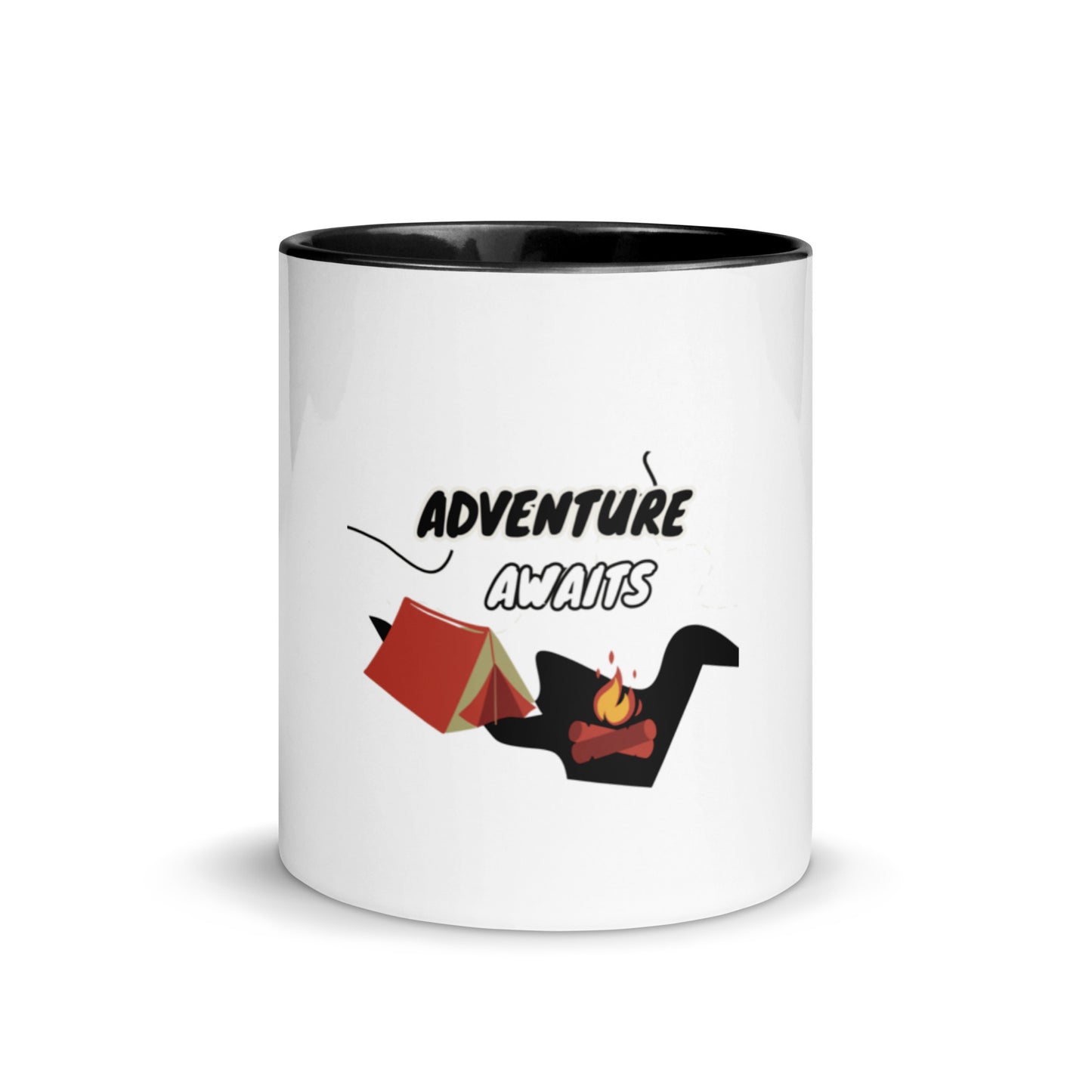 Adventure awaits Mug with Color Inside