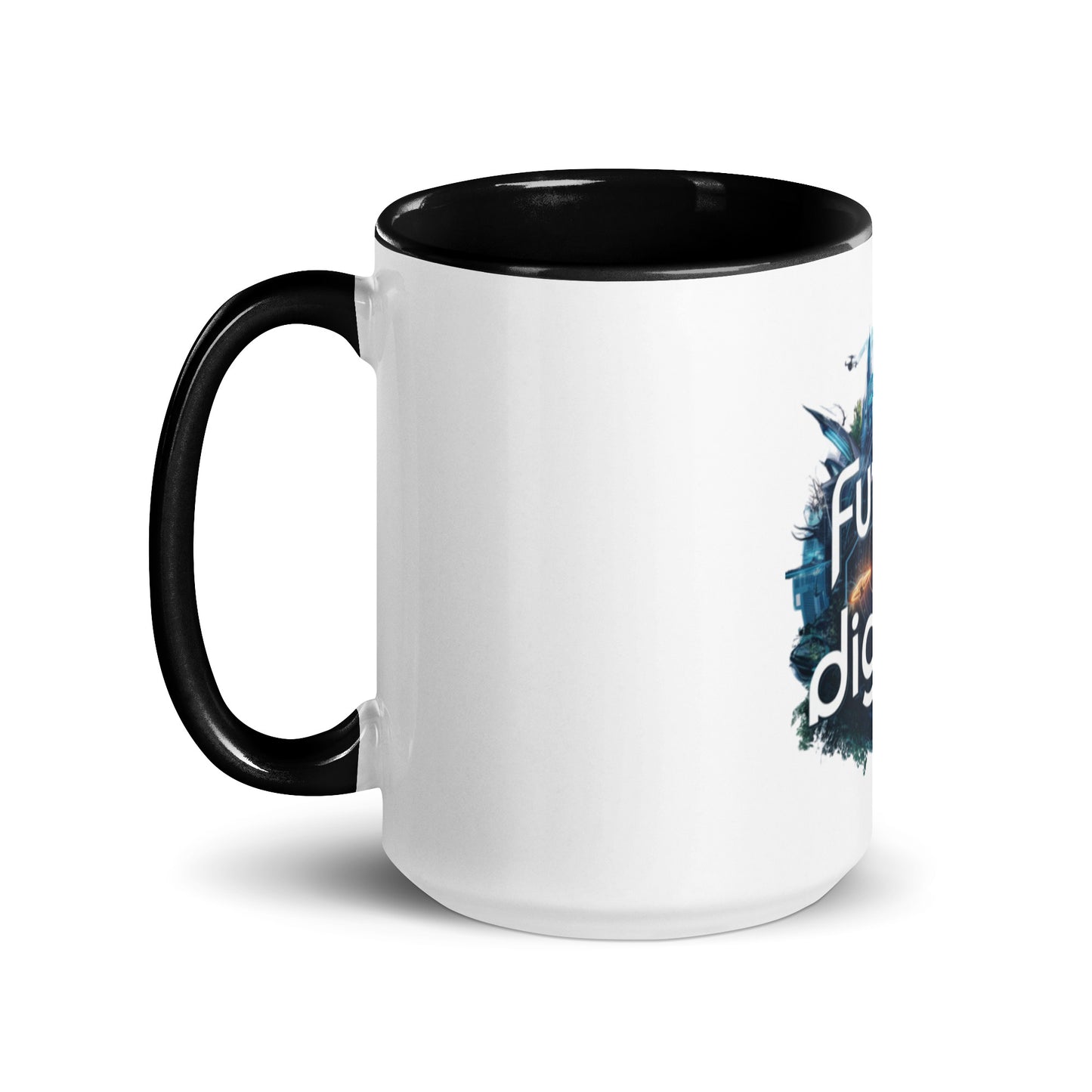 Future is Digital Mug with Color Inside