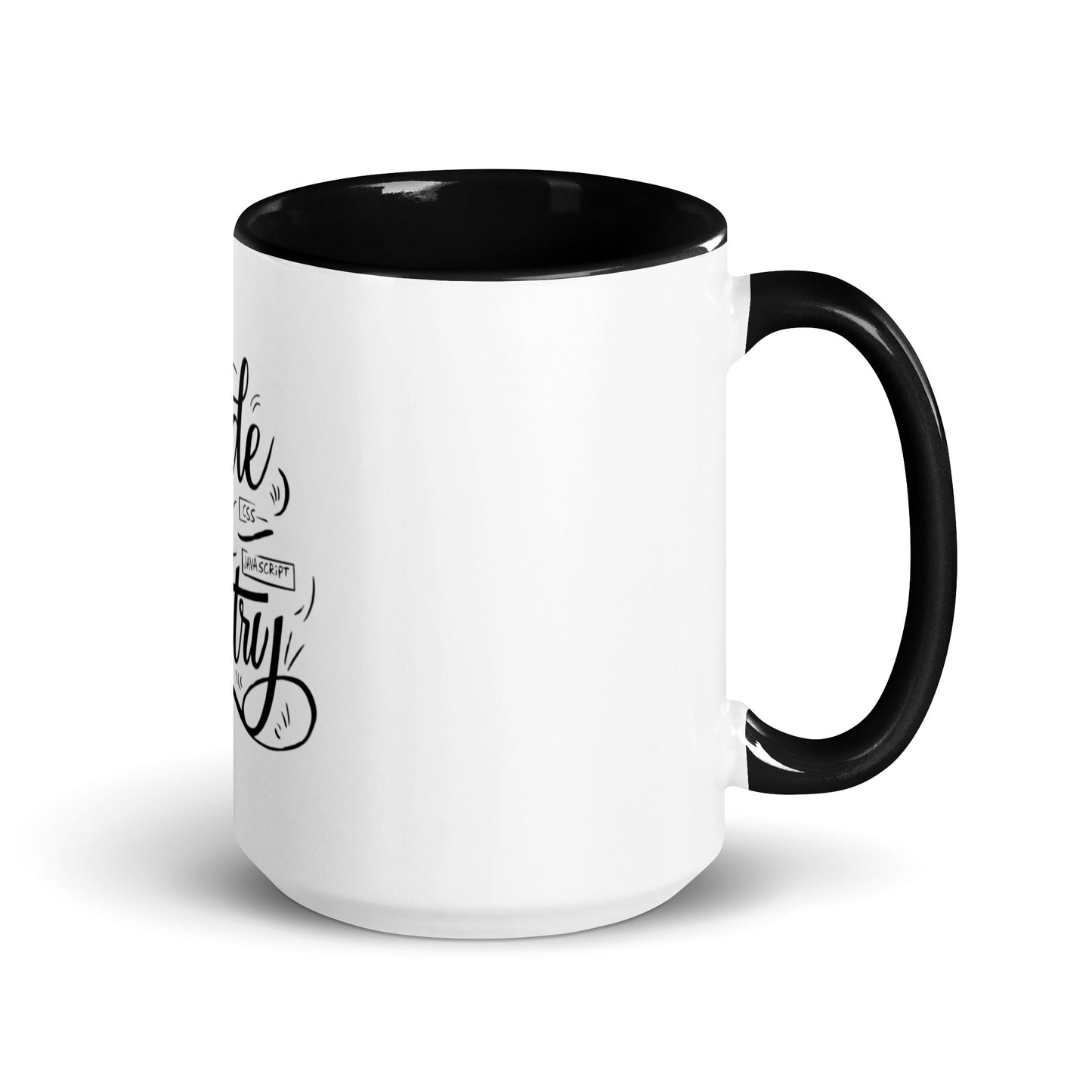 Code is poetry Mug with Color Inside