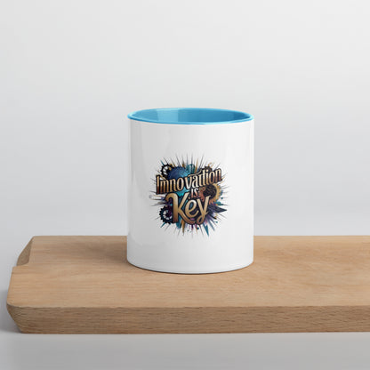 Innovation is key Mug with Color Inside