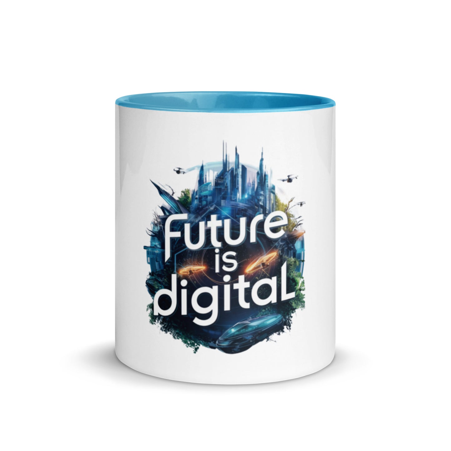 Future is Digital Mug with Color Inside