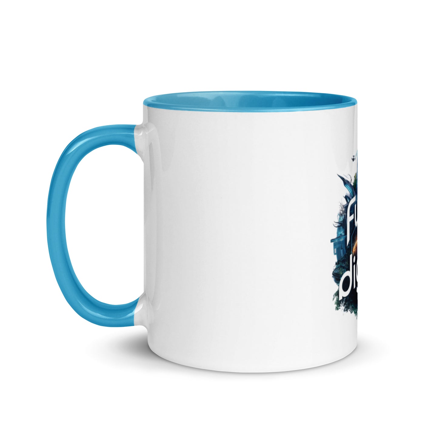 Future is Digital Mug with Color Inside