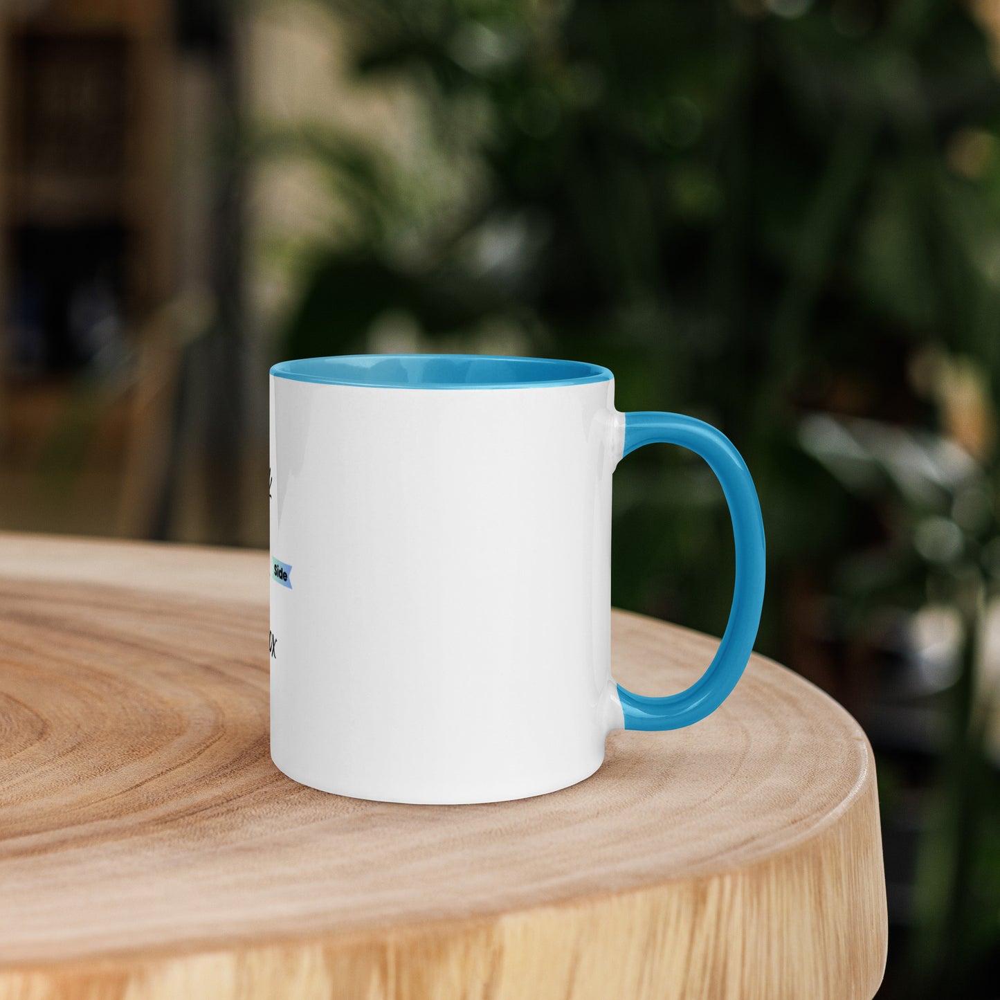 Think outside the box Mug with Color Inside