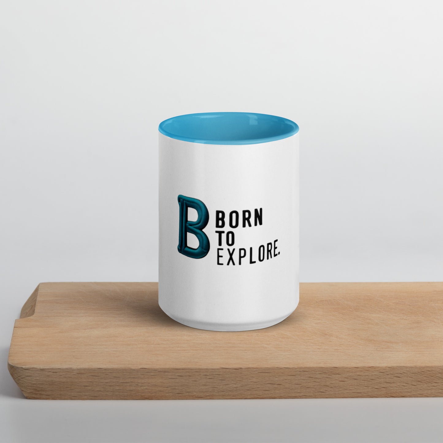 Born to explore Mug with Color Inside