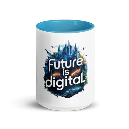 Future is Digital Mug with Color Inside