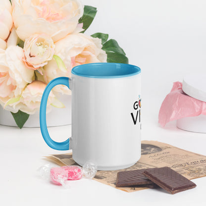 Good Vibes only Mug with Color Inside