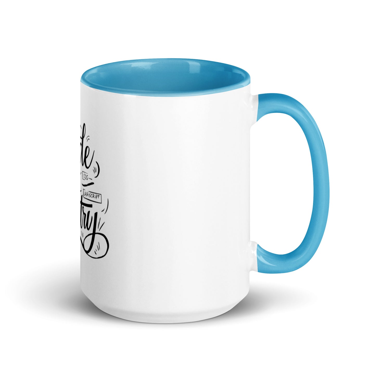 Code is poetry Mug with Color Inside