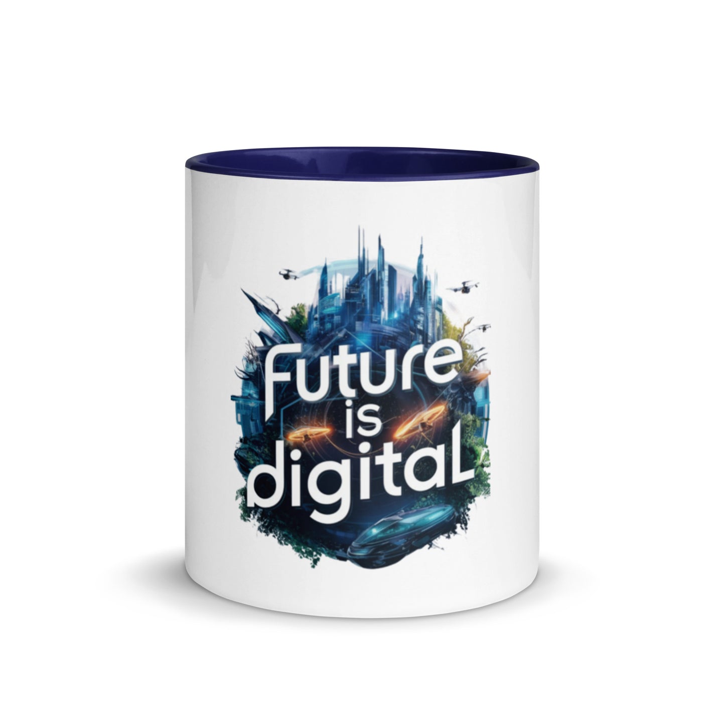 Future is Digital Mug with Color Inside