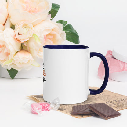 Collect moments not things Mug with Color Inside