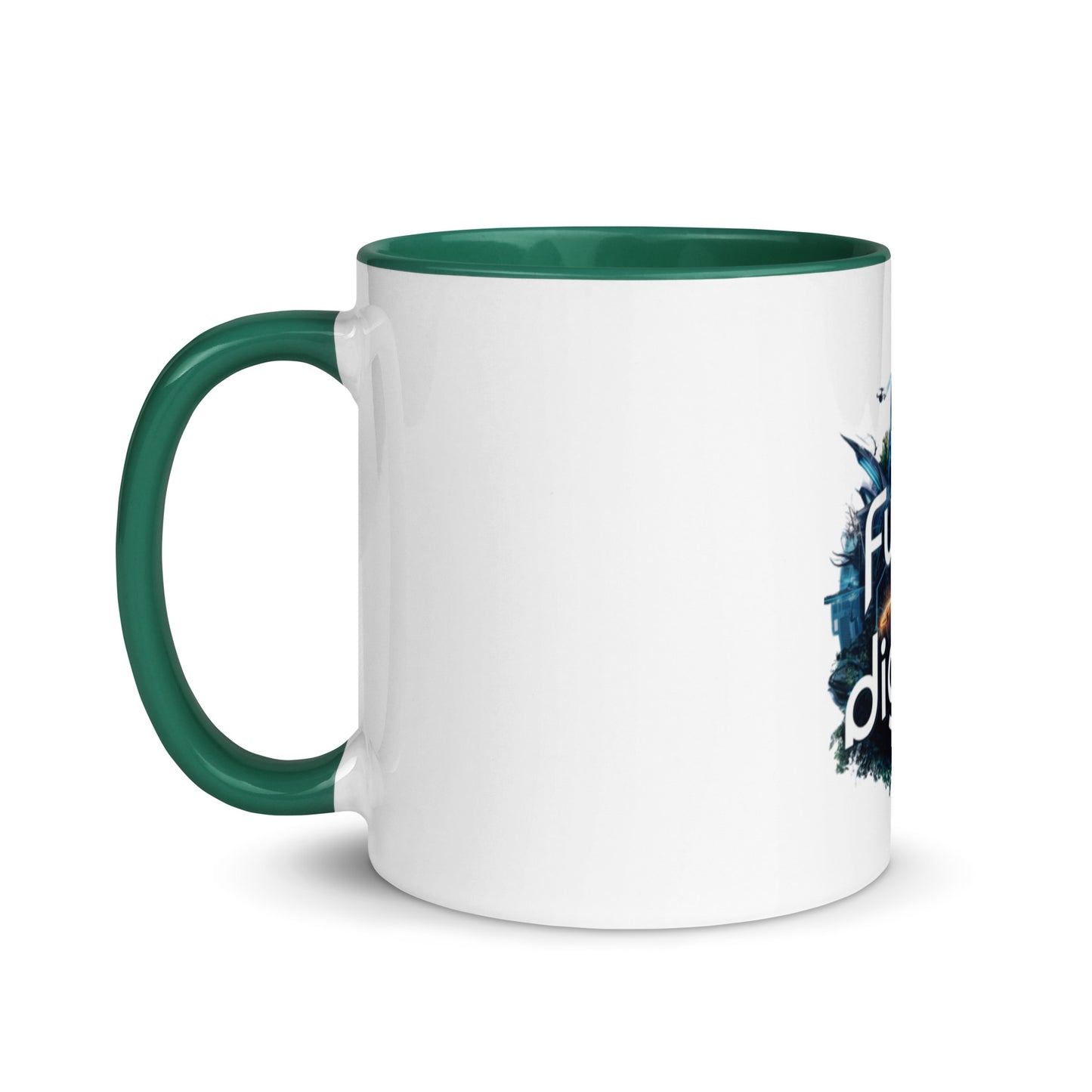 Future is Digital Mug with Color Inside