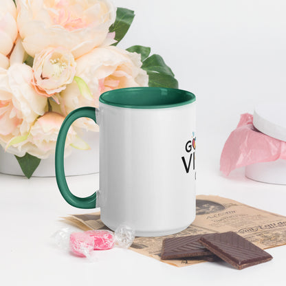 Good Vibes only Mug with Color Inside