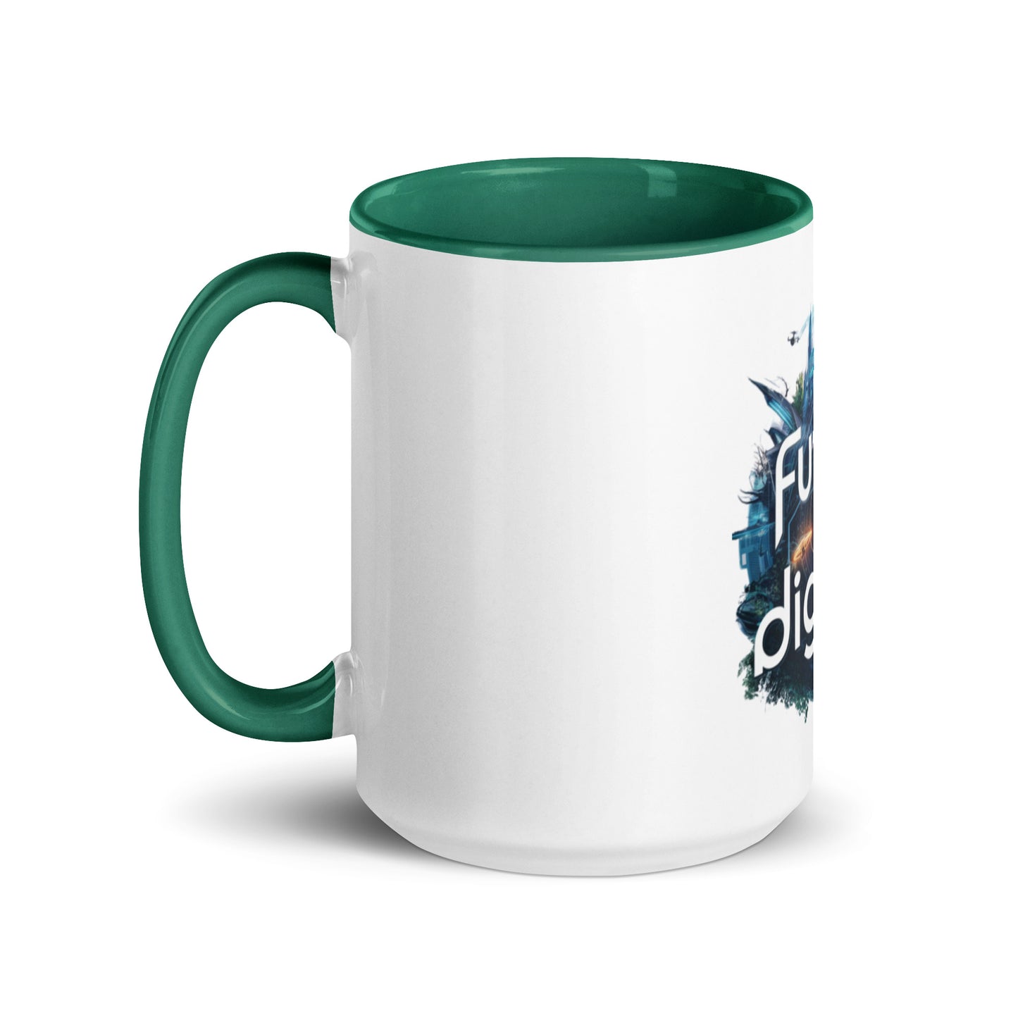 Future is Digital Mug with Color Inside