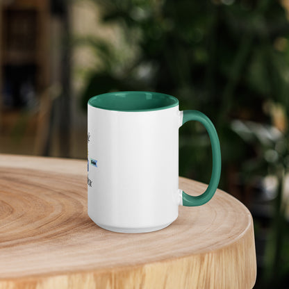 Think outside the box Mug with Color Inside