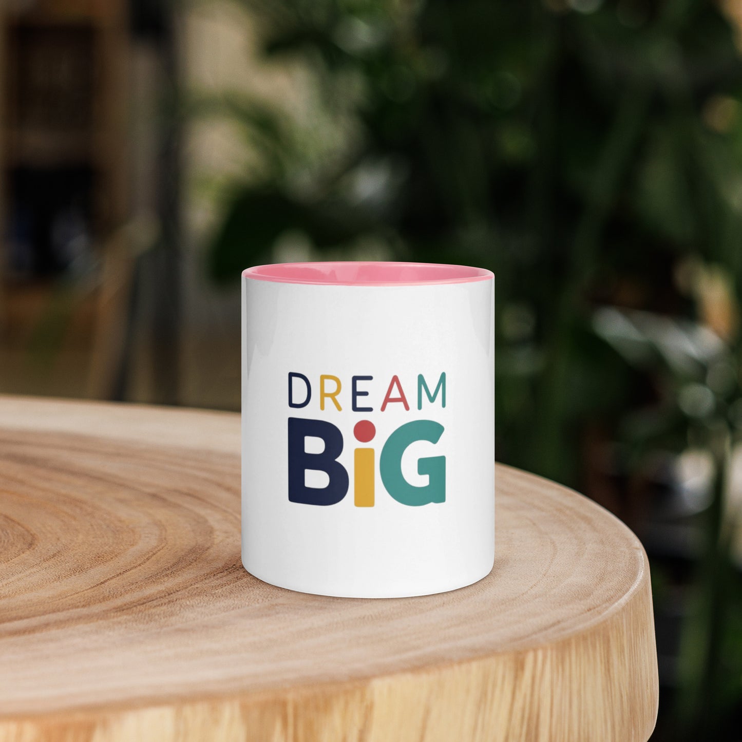 Dream Big Mug with Color Inside